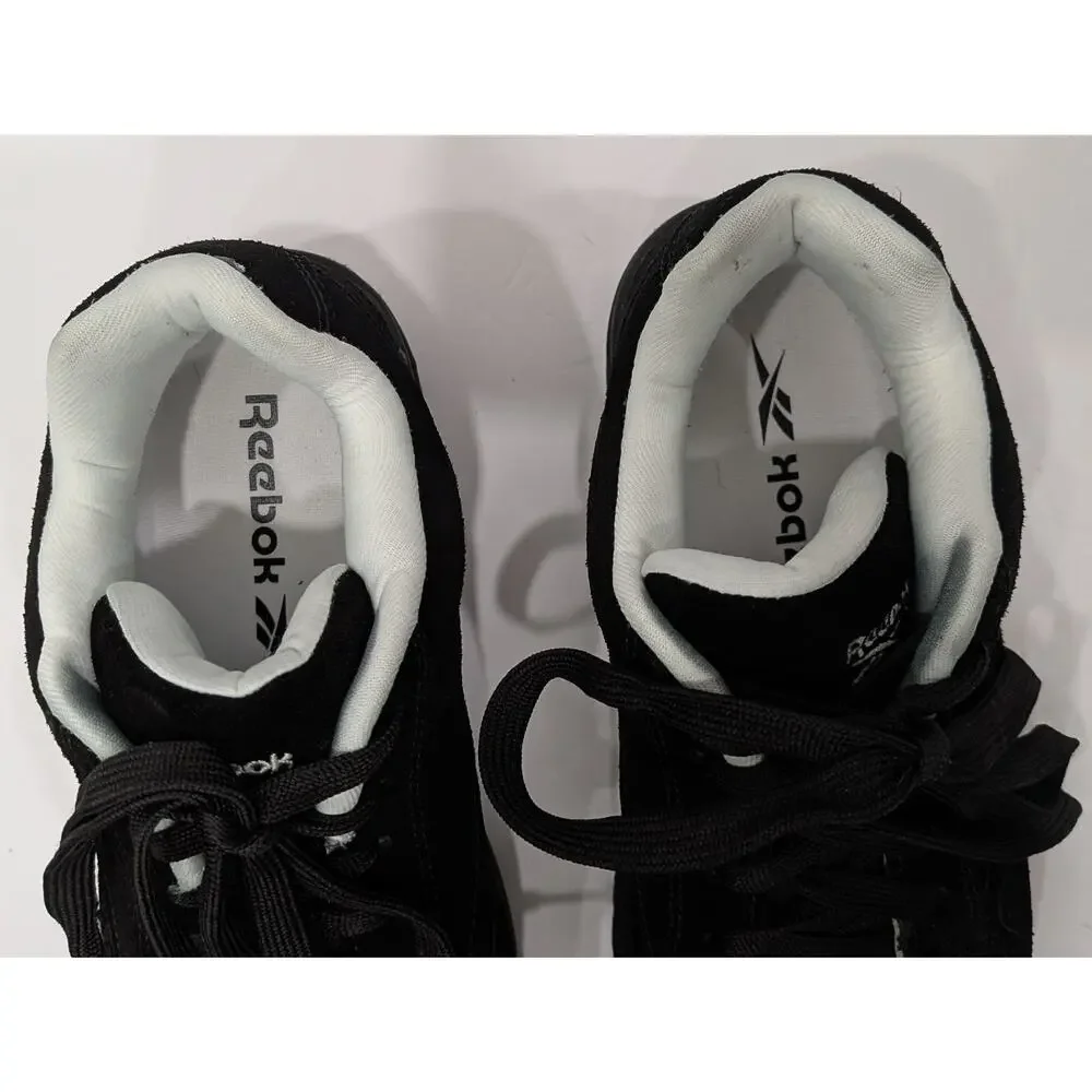 Reebok Soyay Mens 8.5 Wide Womens 10.5 Steel Toe Skate Work Shoes Black RB1910